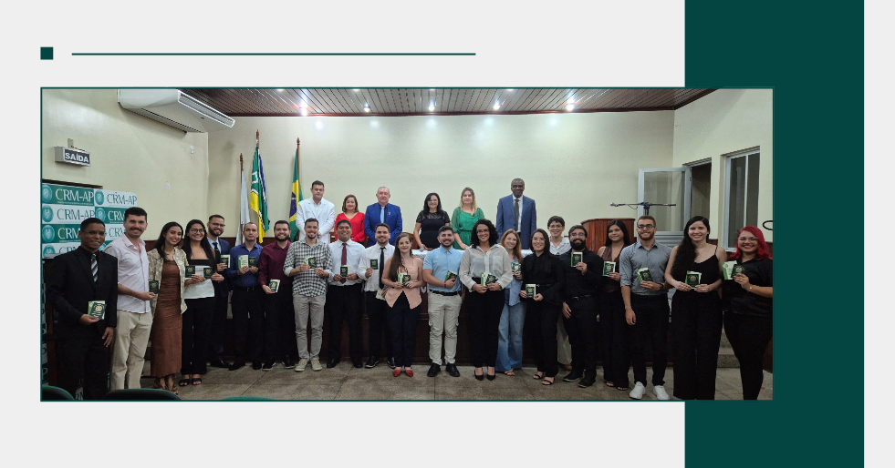 Novos Médicos da Unifap:  CRM-AP entrega carteiras à 14ª Turma de Medicina.